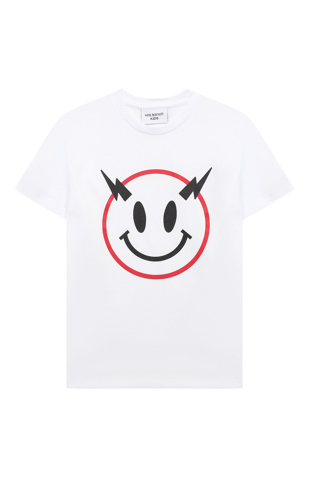 Хлопковая футболка NEIL BARRETT KIDS, арт. 033581, фото 1
