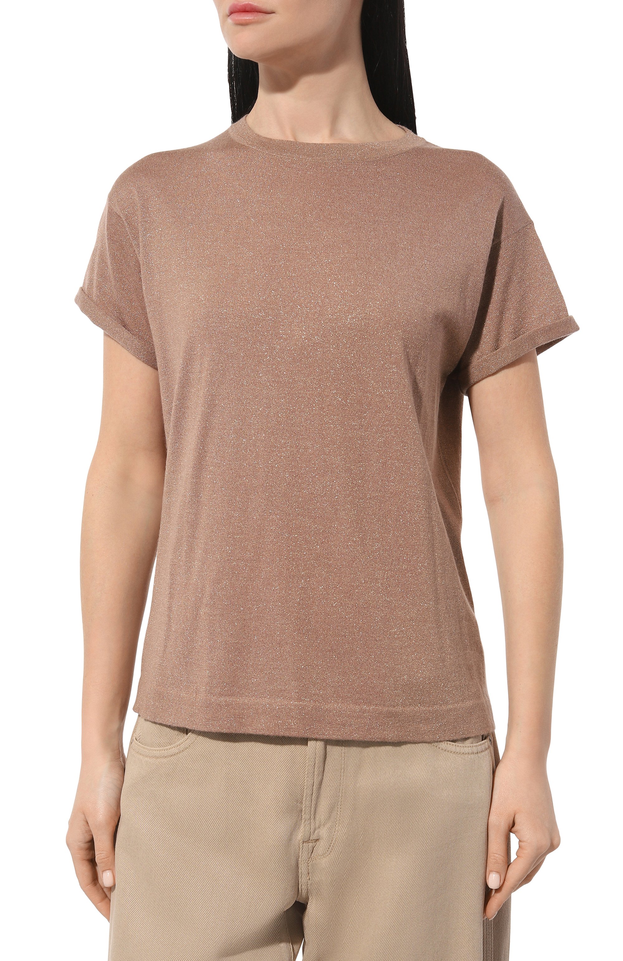 Пуловер из кашемира и шелка BRUNELLO CUCINELLI, арт. M41810000, фото 3