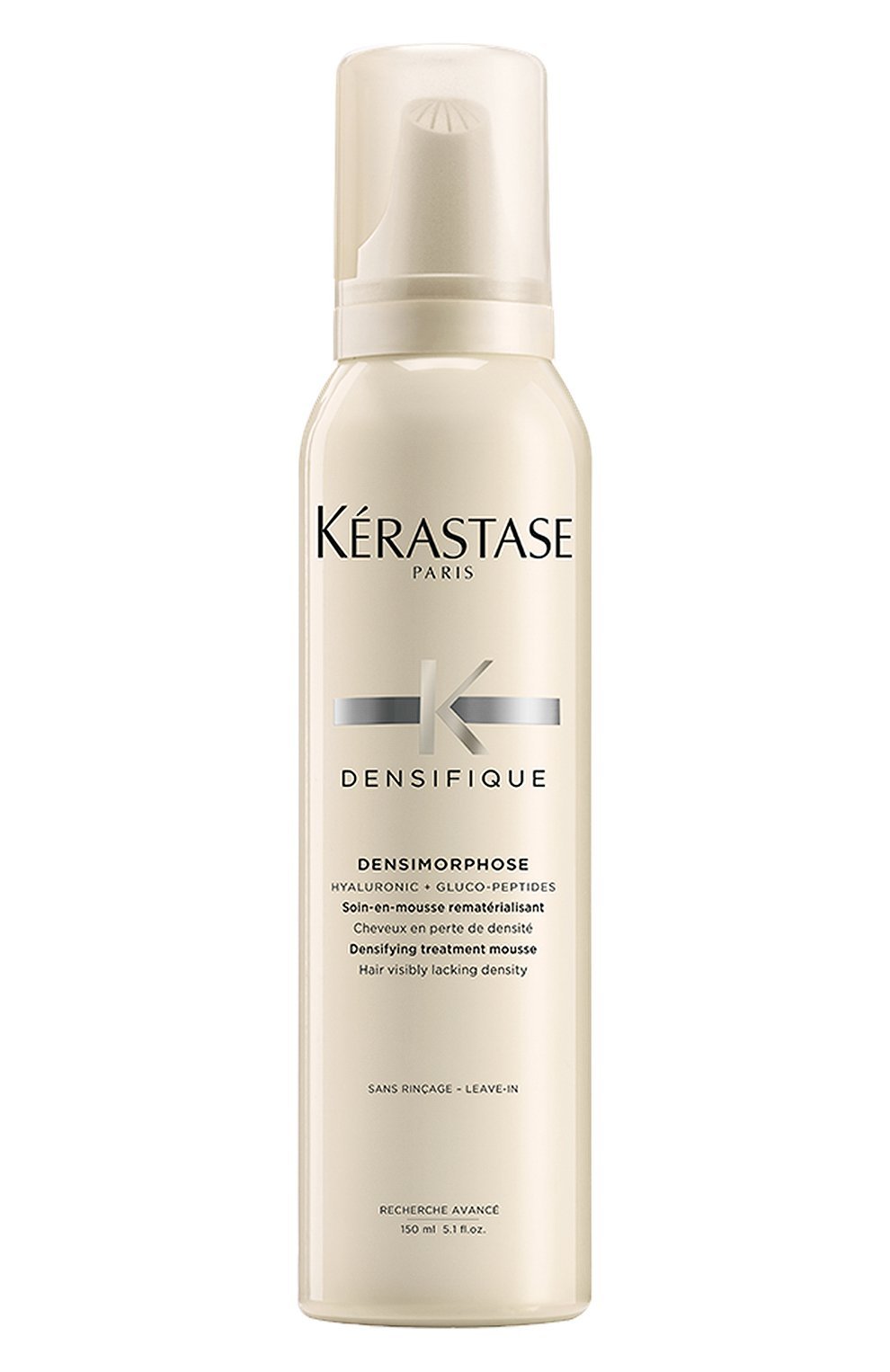 Уплотняющий мусс densimorphose (150ml) KERASTASE бесцветного цвета по цене 7500 руб., арт. 3474630661073, фото 1 Уплотняющий мусс densimorphose (150ml) KERASTASE, арт. 3474630661073, фото 1
