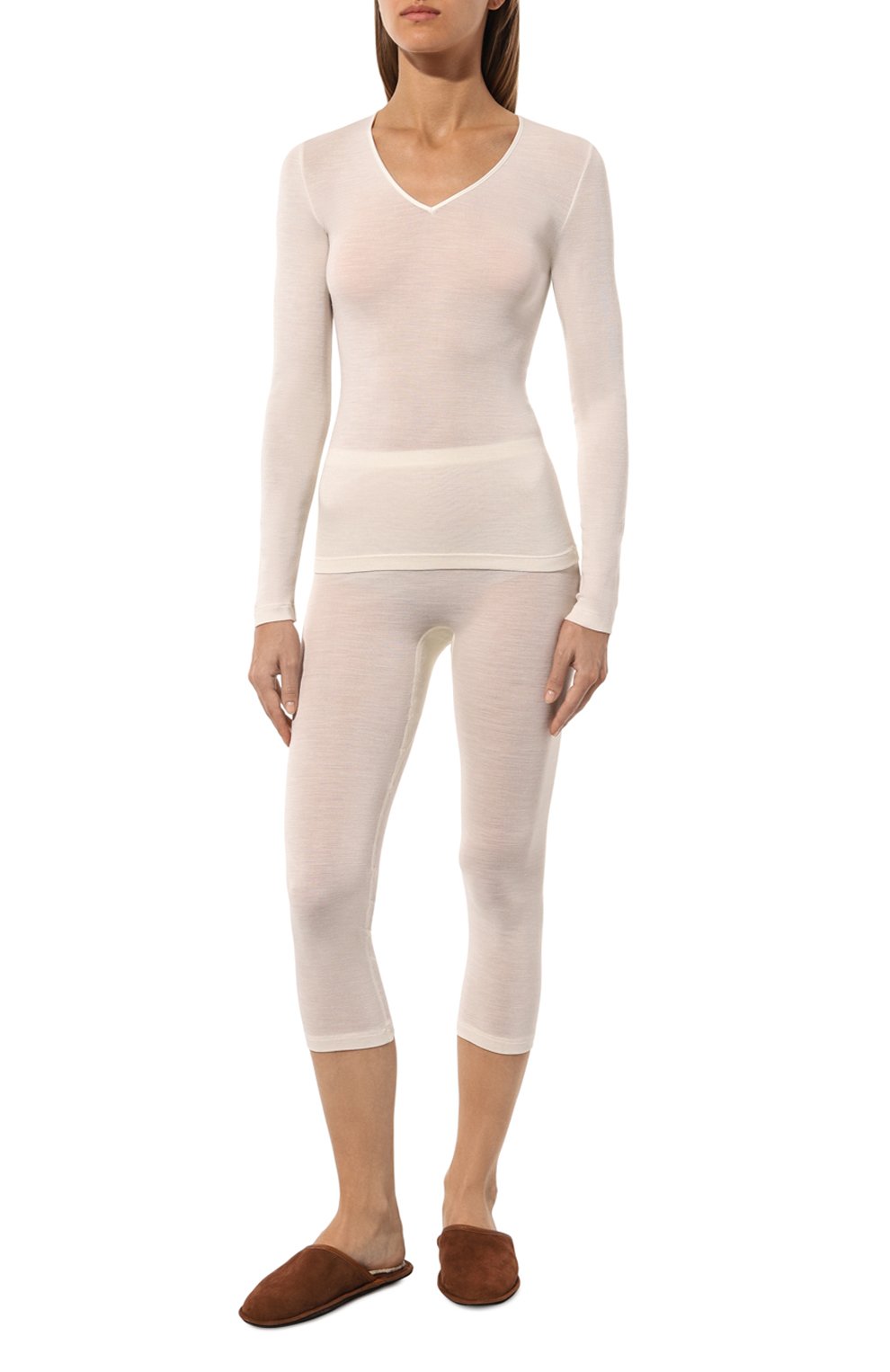 Лонгслив из шерсти и шелка HANRO, арт. 071418, фото 2