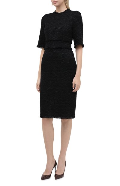 Платье DOLCE & GABBANA черного цвета по цене 219500 руб., арт. F6F4QT/HUMJZ, фото 3 Платье DOLCE & GABBANA, арт. F6F4QT/HUMJZ, фото 3