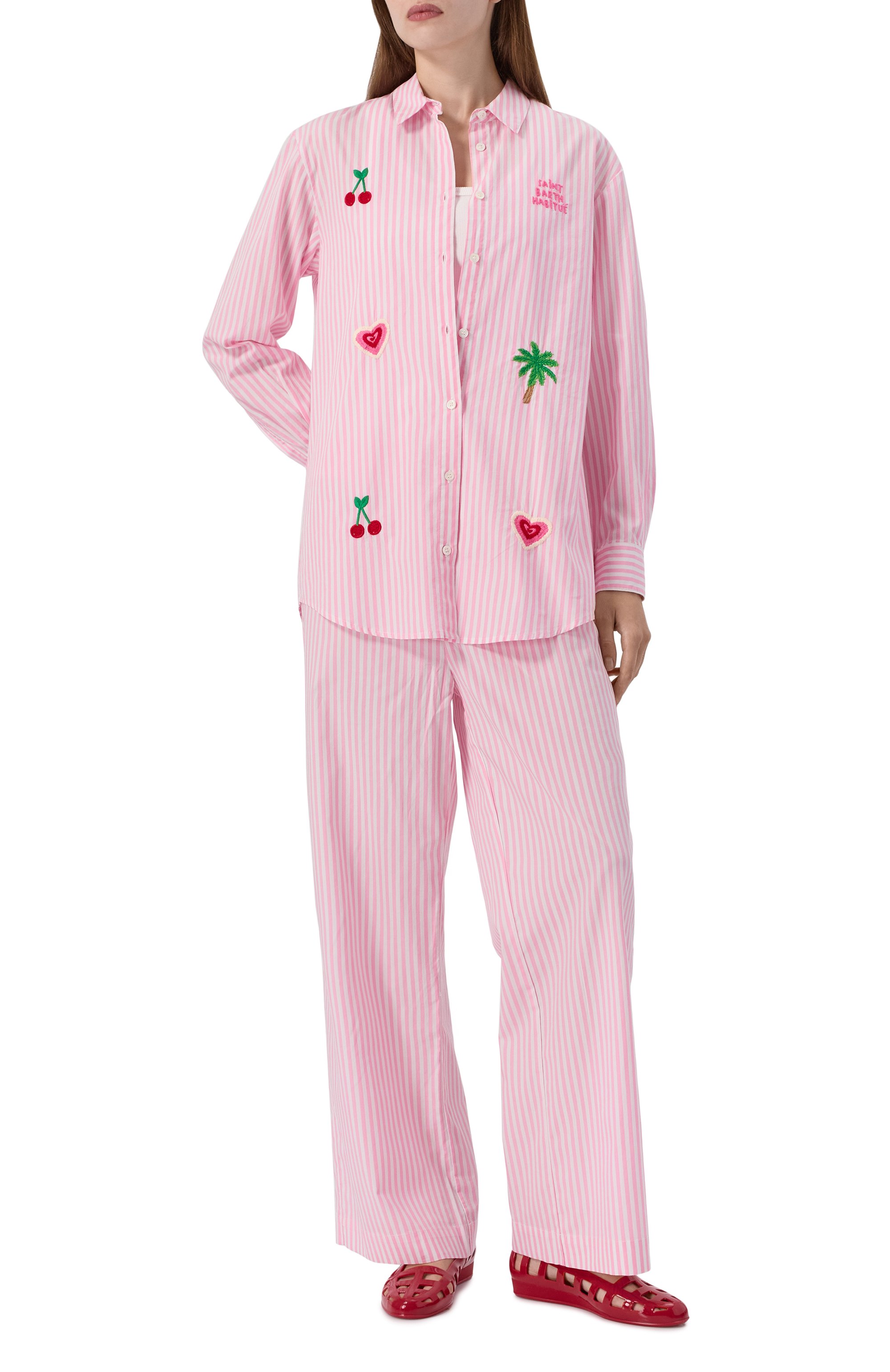 Хлопковая рубашка MC2 SAINT BARTH, арт. STBW BRIGITTE/04186H, фото 2