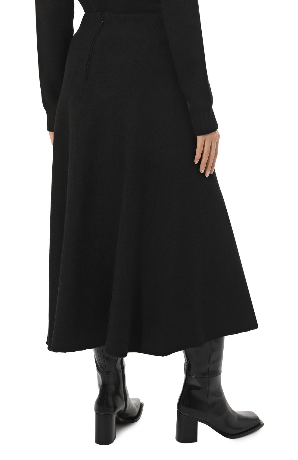 Шерстяная юбка JIL SANDER, арт. J02MA0024-J14506, фото 4