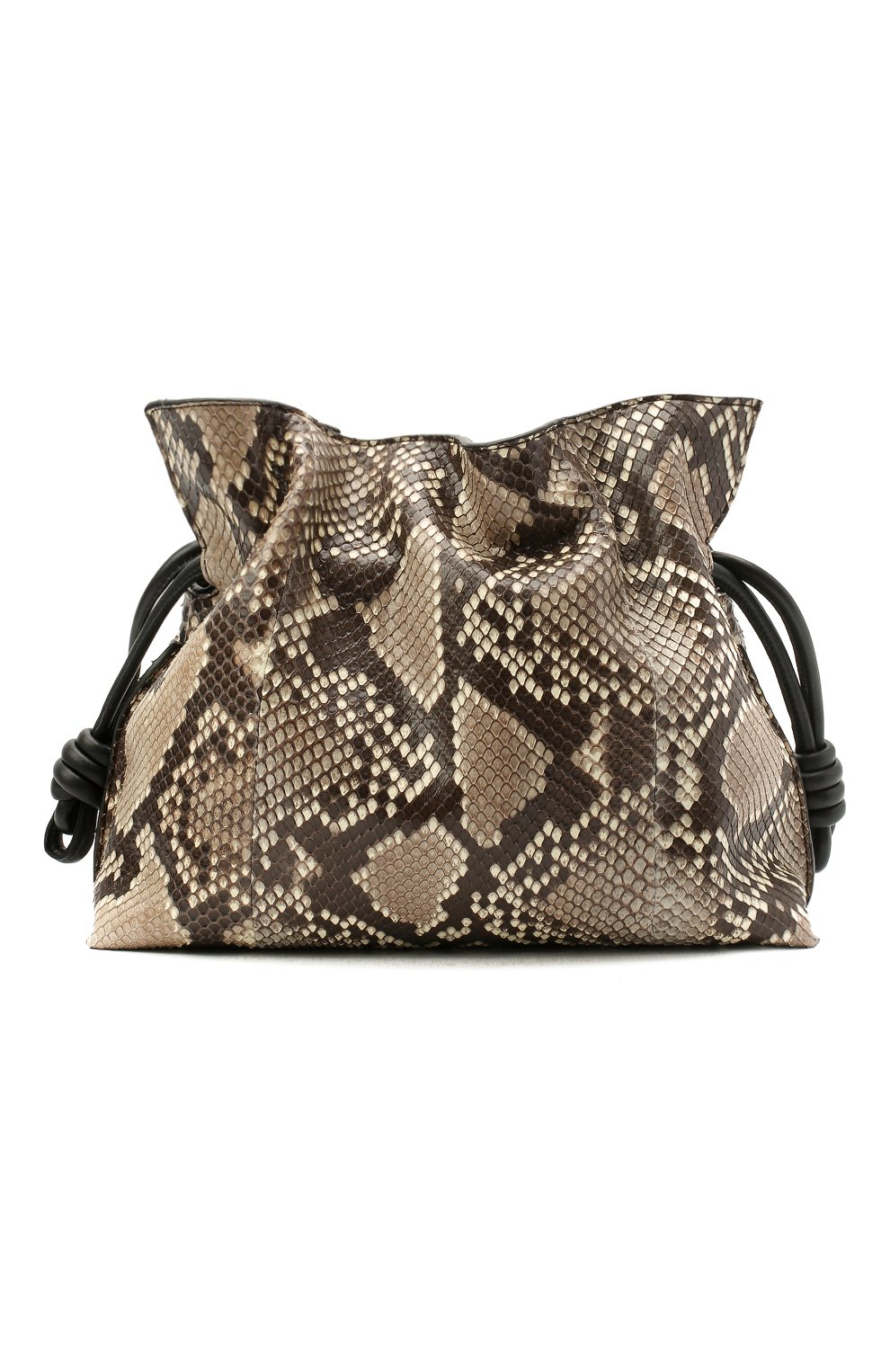 Клатч flamenco из кожи питона LOEWE, арт. A411FC1X19/PRET, фото 1