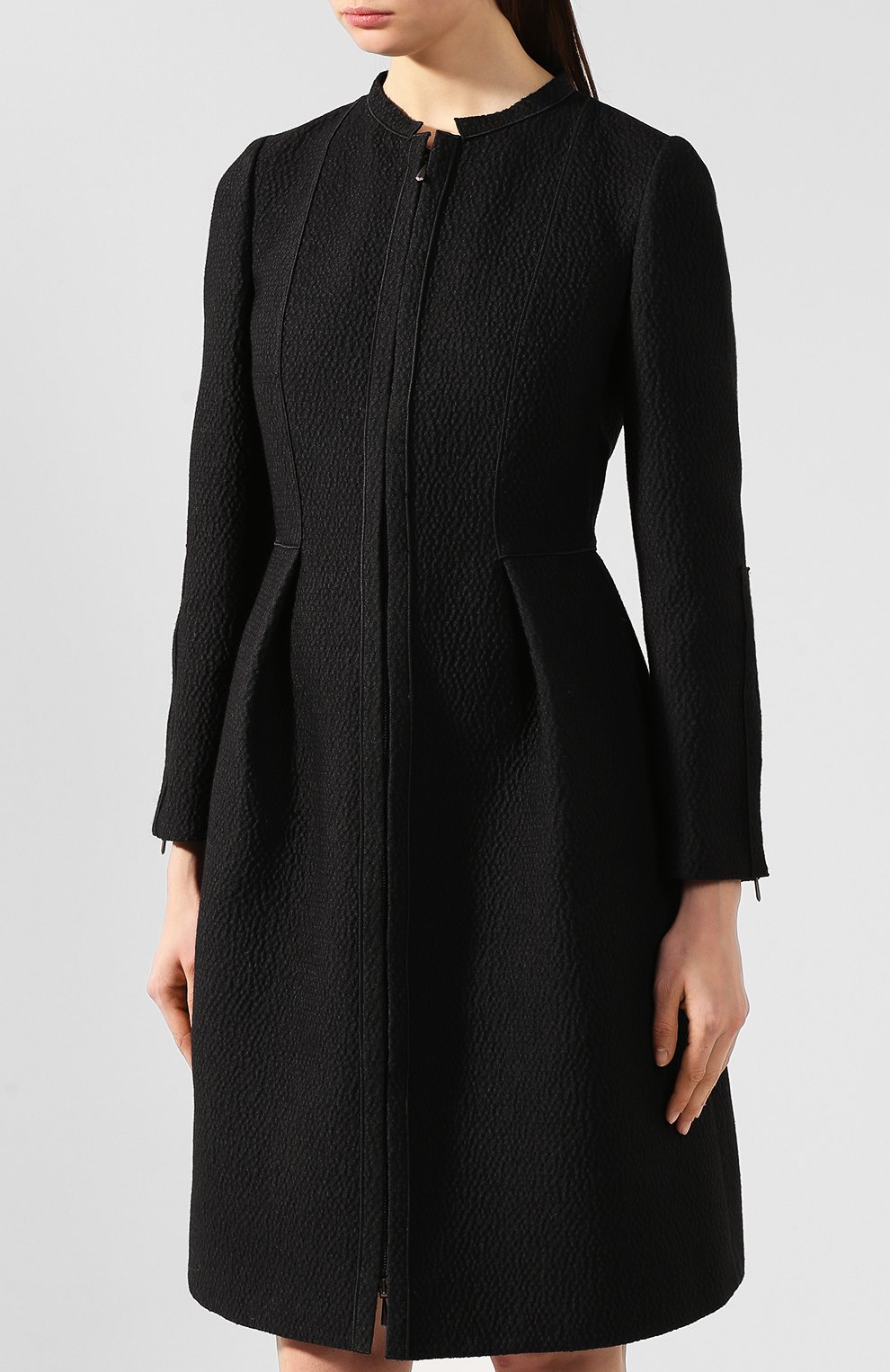 Пальто GIORGIO ARMANI черного цвета по цене 213500 руб., арт. 9WH0L02P/T01A9, фото 3 Пальто GIORGIO ARMANI, арт. 9WH0L02P/T01A9, фото 3