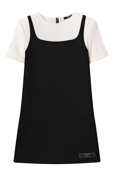 Платье из вискозы BALMAIN, арт. BW1C41