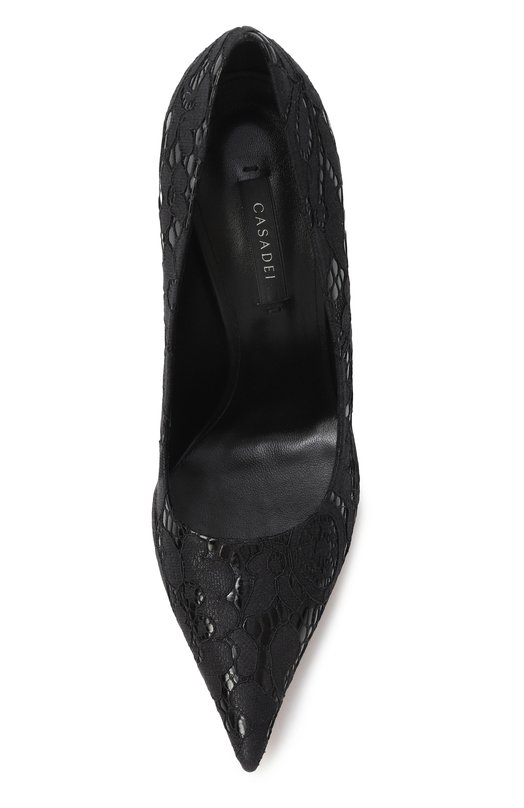 Комбинированные туфли Liberty Blade Casadei 1F940X100MC2836 Чёрный  1F940X100MC2836 Фото 6