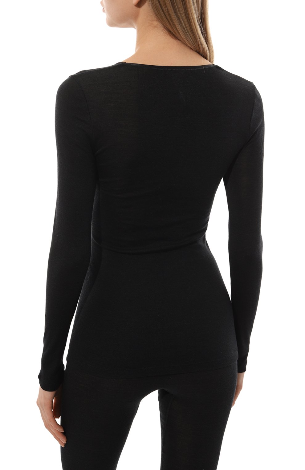 Лонгслив из шерсти и шелка HANRO, арт. 071418., фото 4