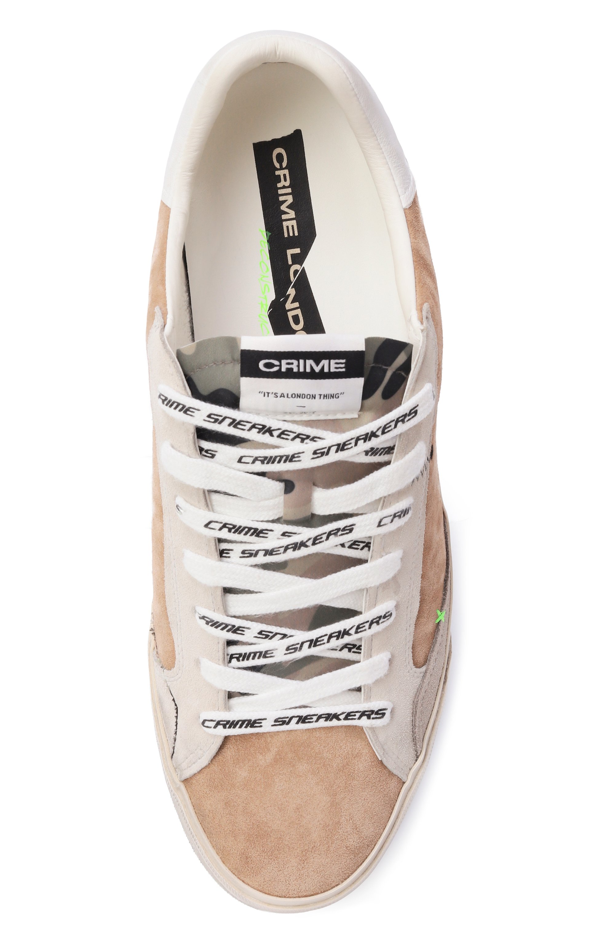 Замшевые кеды deconstructed CRIME LONDON, арт. 19075PP8, фото 6