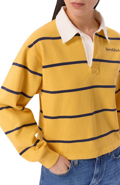 Хлопковое поло SPORTY AND RICH, арт. ST008623000R28, фото 5