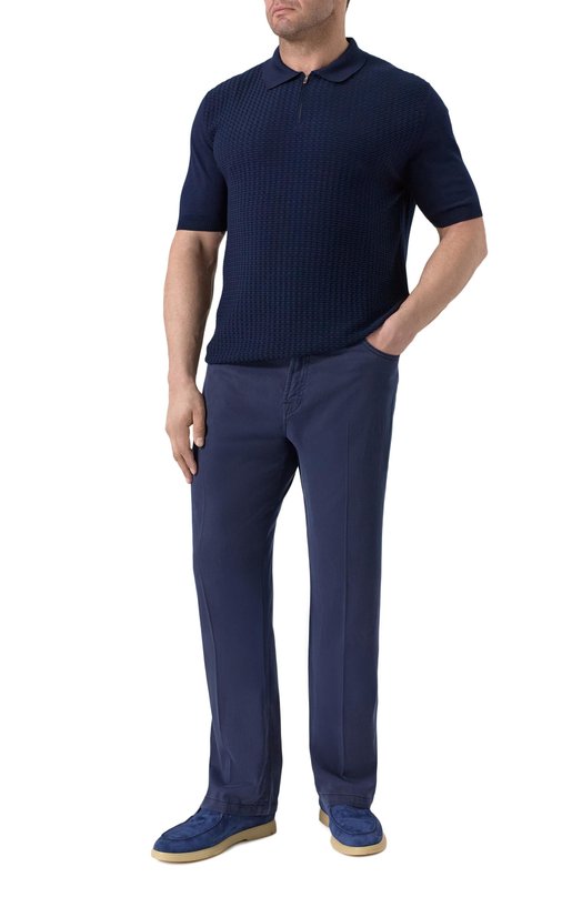 Брюки Kiton UPNJS1K0606F19 Синий  UPNJS1K0606F19 Фото 2