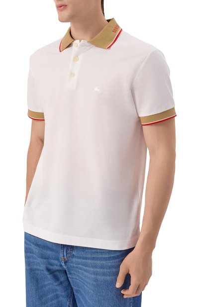 Хлопковое пол�о BURBERRY, арт. 8110096, фото 3