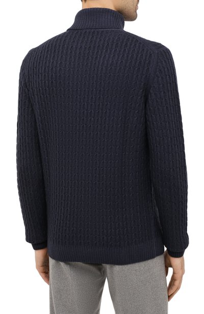 Шерстяной свитер WINDSOR темно-синего цвета по цене 32650 руб., арт. 13 T0NI0-TN 10009787, фото 4 Шерстяной свитер WINDSOR, арт. 13 T0NI0-TN 10009787, фото 4