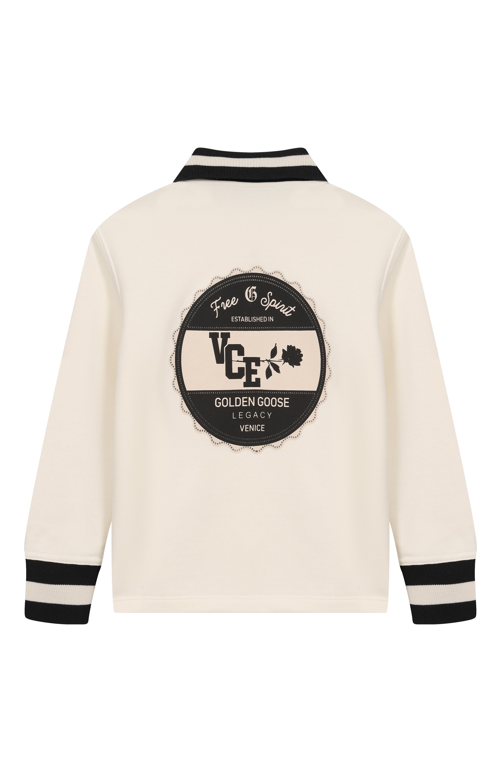 Хлопковое поло GOLDEN GOOSE DELUXE BRAND, арт. GKP02420.P002195, фото 2