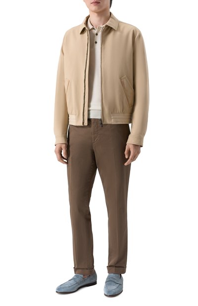 Замшевые пенни-лоферы BARRETT, арт. 221U021.22/LIGHT CASHEMERE, фото 2