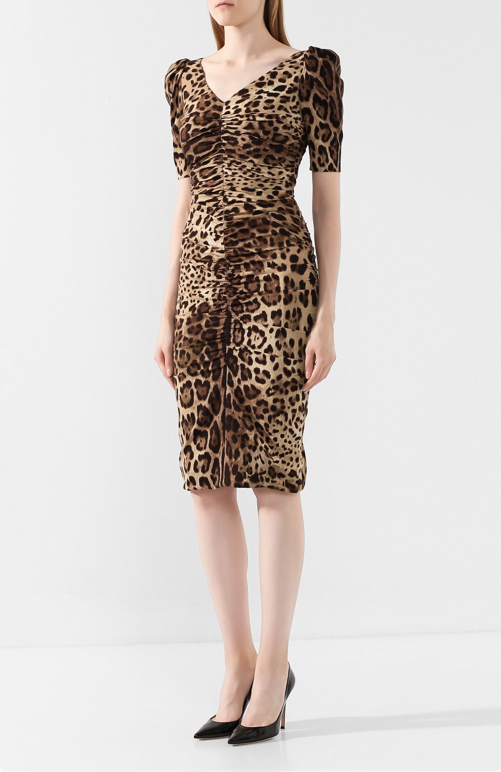 Шелковое платье DOLCE & GABBANA, арт. F6E7AT/FSADD, фото 3
