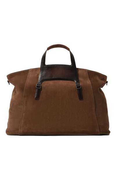 Замшевая дорожная сумка SANTONI, арт. UIBBA2272DB-GSP0S50, фото 4