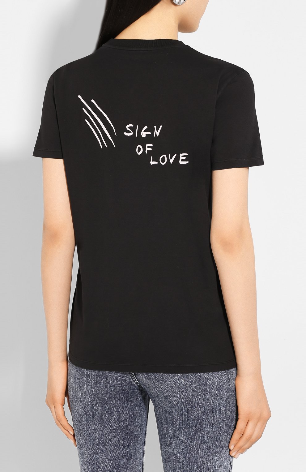 Хлопковая футболка MIU MIU, арт. MJN167-1WAR-F0002, фото 4