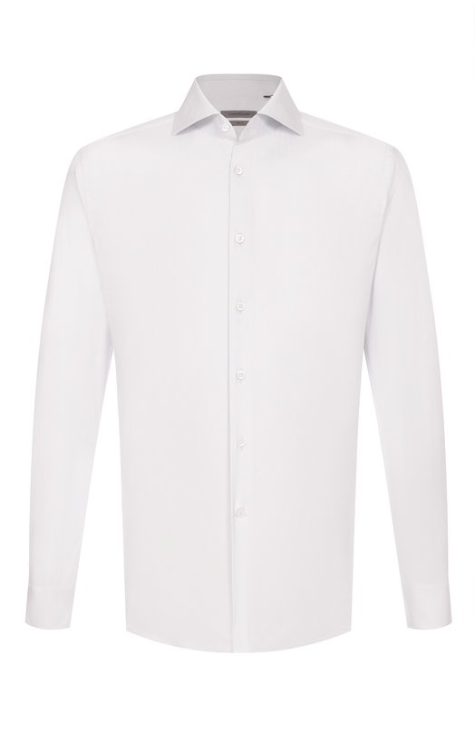 Хлопковая сорочка Corneliani 26P002-2611474 Белый 26P002-2611474