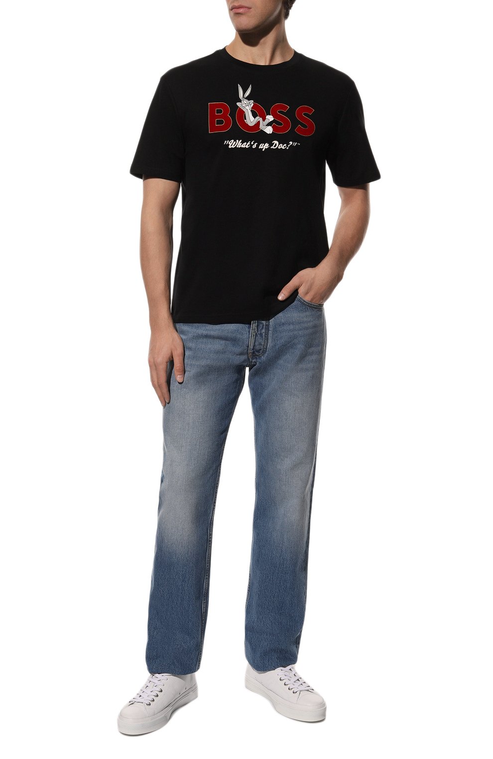 Хлопковая футболка looney tunes x boss BOSS, арт. 50485386, фото 2