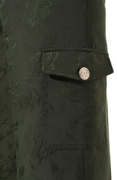 Женские брюки BLUGIRL хаки цвета, арт. RF3084/T3637 | Фото 5 (Силуэт Ж (брюки и джинсы): Широкие; Длина (брюки, джинсы): Стандартные; Женское Кросс-КТ: Брюки-одежда; Материал внешний: Синтетический материал; Материал сплава: Проставлено; Драгоценные камни: Проставлено; Стили: Кэжуэл)