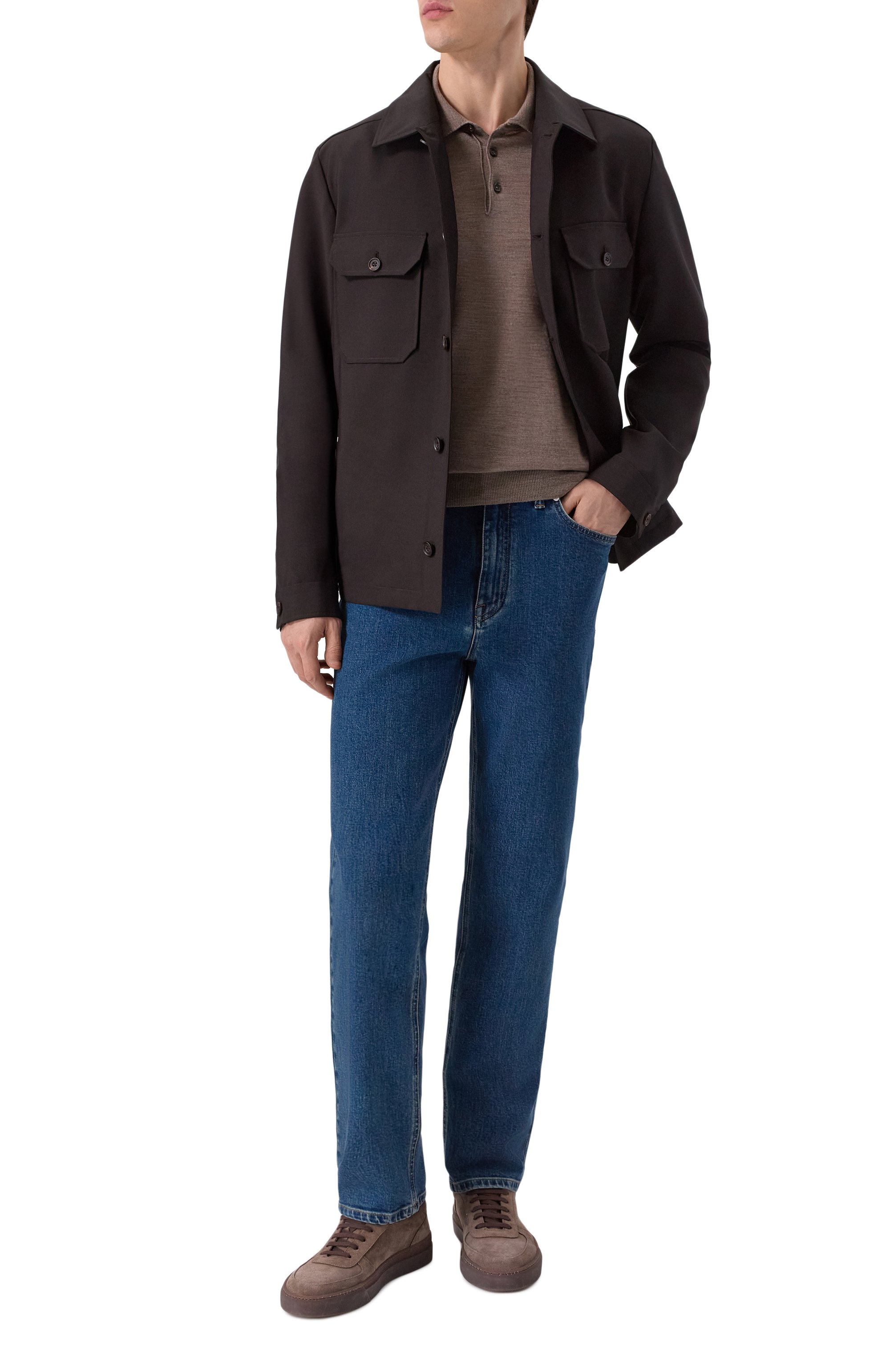 Шерстяное поло ANDREA CAMPAGNA, арт. M5625-6686, фото 2