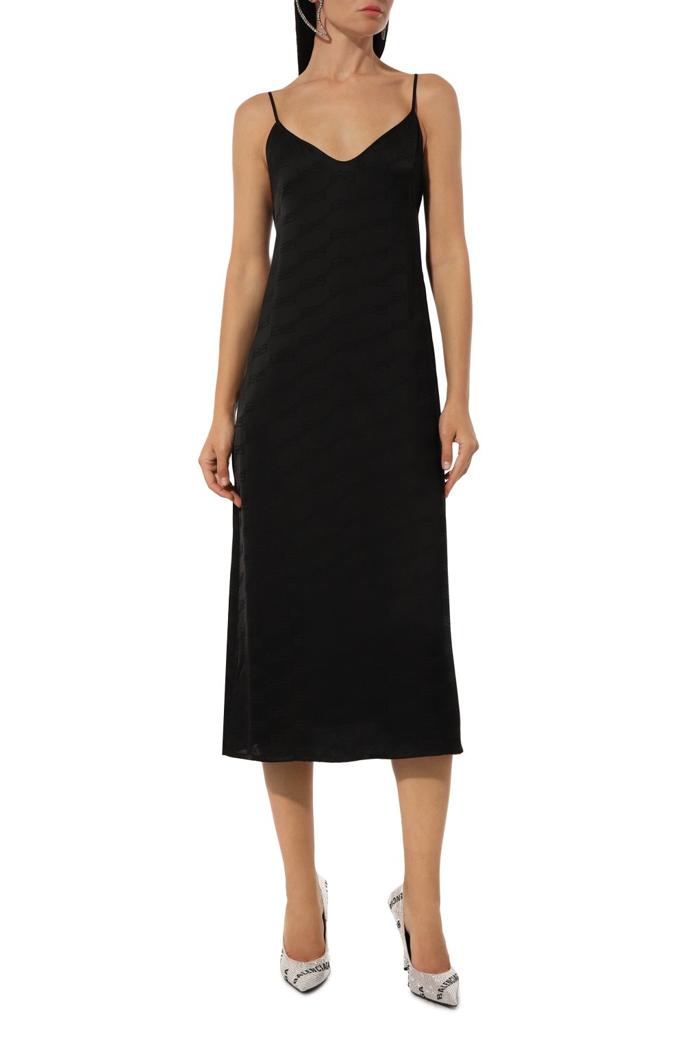 Платье из вискозы BALENCIAGA, арт. 752130/3D4B7, фото 3