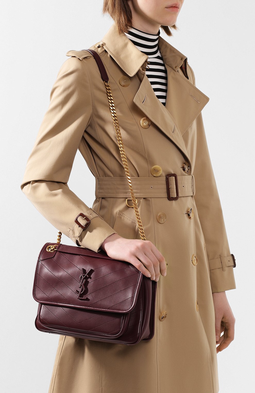 Сумка niki medium SAINT LAURENT, арт. 498894/1EL07, фото 2