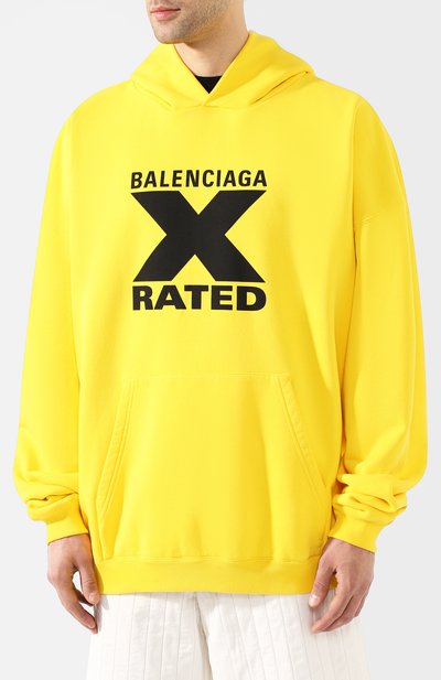 Хлопковое худи BALENCIAGA, арт. 620973/TIVA8, фото 3