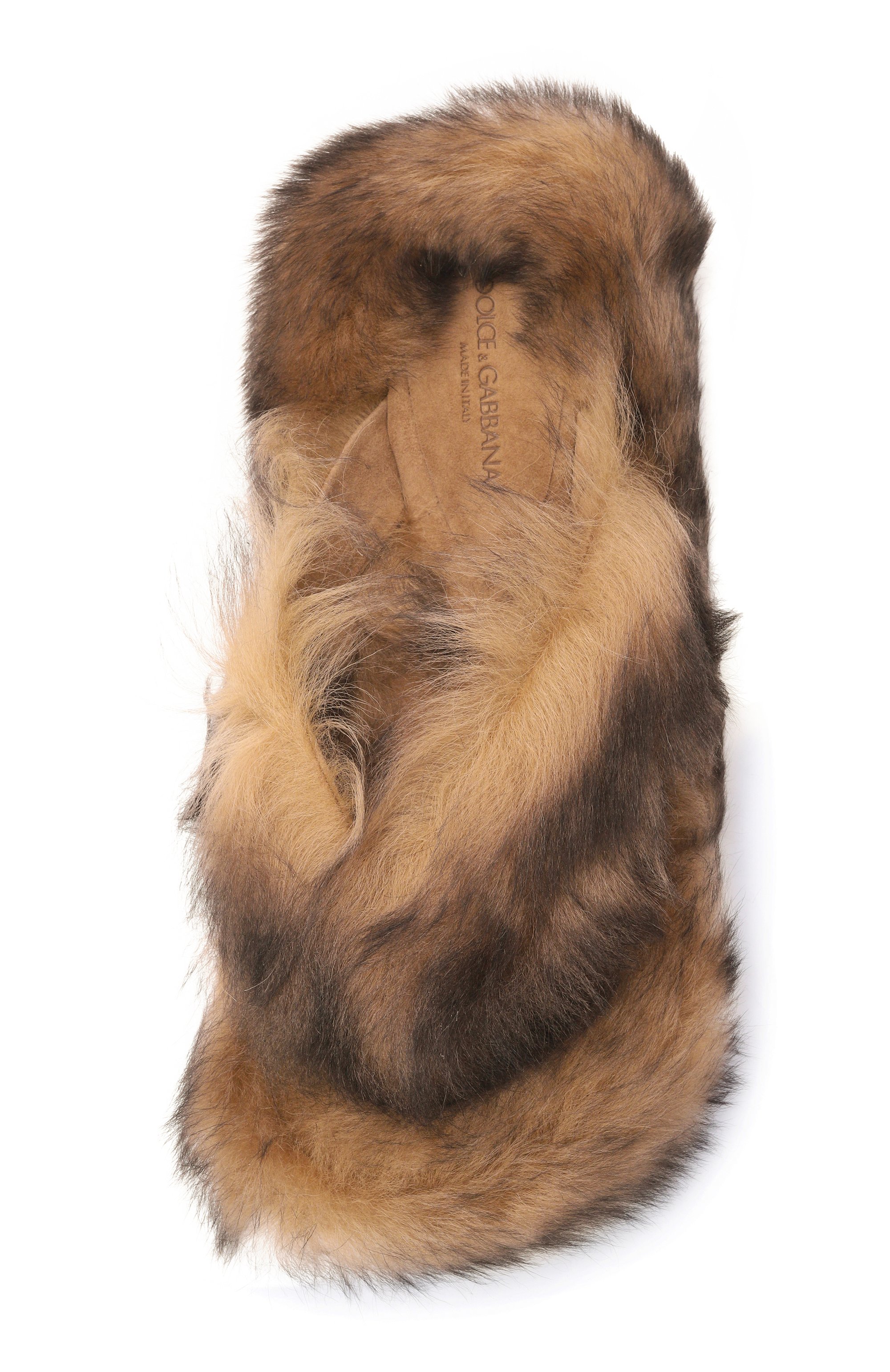 Шлепанцы dg malibu из овчины DOLCE & GABBANA, арт. CQ0714/A9Y88, фото 6