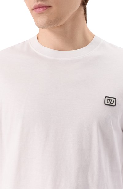Хлопковая футболка VALENTINO, арт. 6V3MG10VAQ8, фото 5