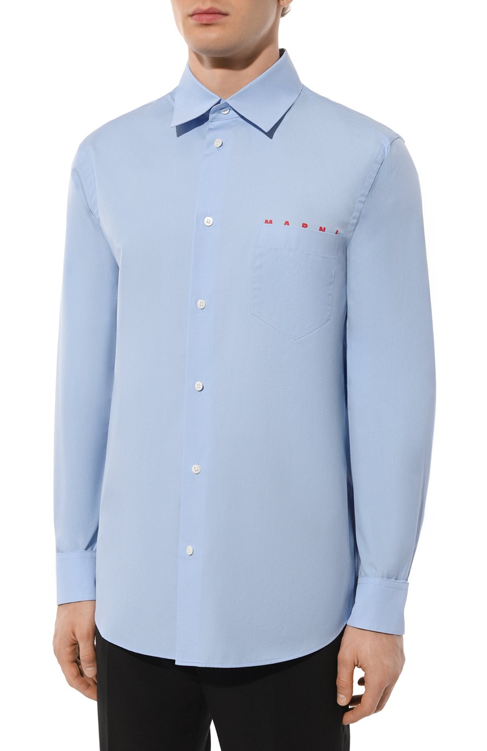 Хлопковая рубашка MARNI, арт. CUMU0203P1/USCT88, фото 3