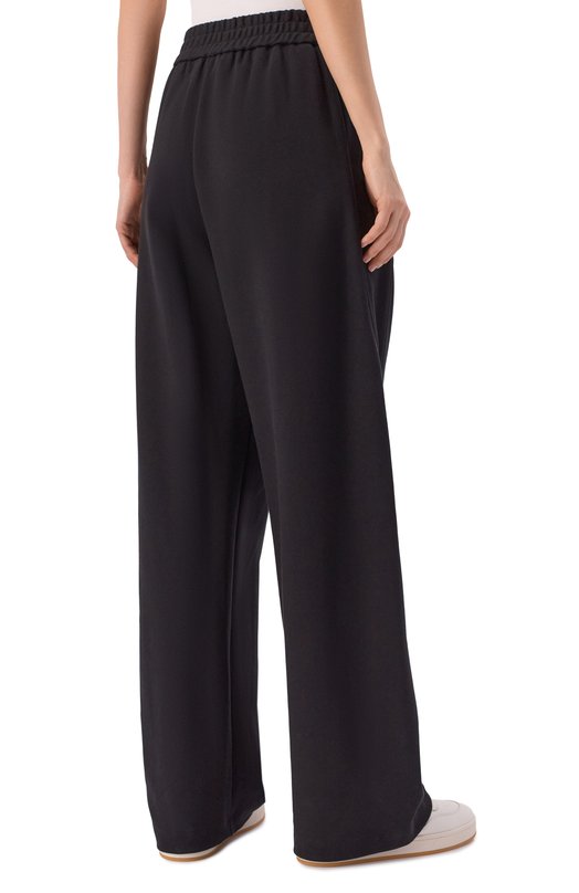 Хлопковые брюки MSGM 4041MDP76/267126 Чёрный  4041MDP76/267126 Фото 4