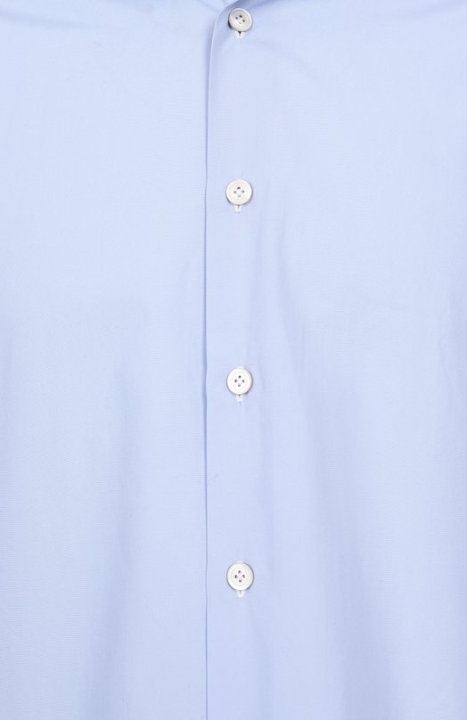 Хлопковая сорочка Kiton UCCH0910107 Голубой  UCCH0910107 Фото 6