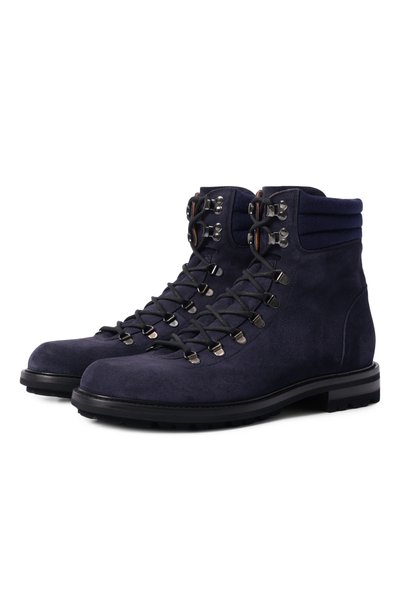 Мужские замшевые ботинки KITON, арт. USSA462N01495