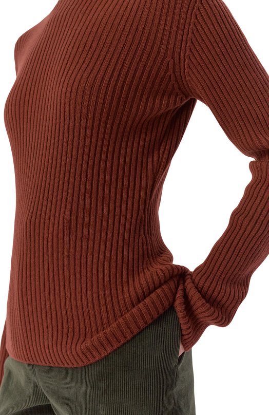 Кашемировый свитер Loro Piana FAL3580 Коричневый  FAL3580 Фото 5