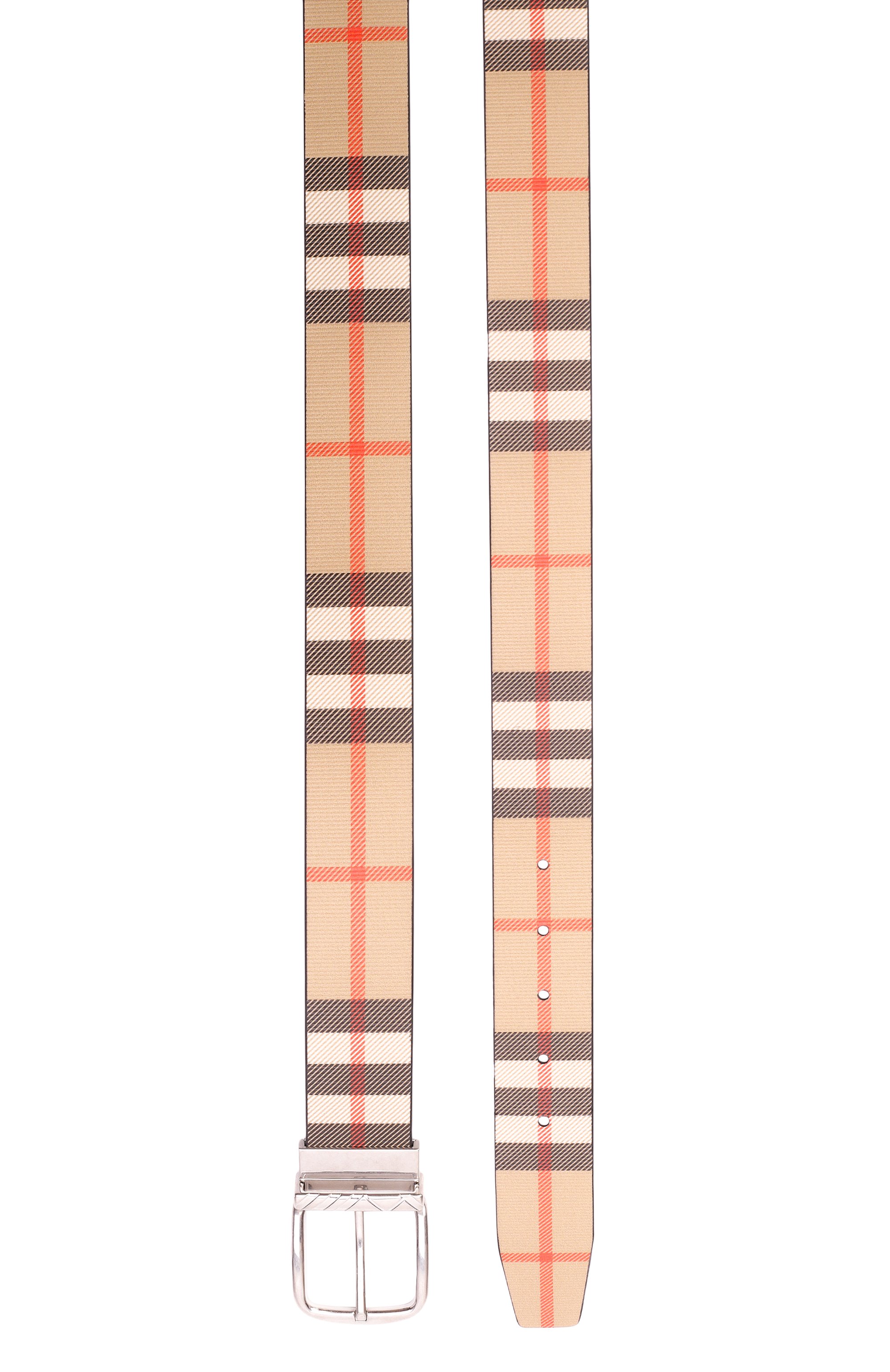 Кожаный ремень BURBERRY бежевого цвета по цене 59950 руб., арт. 8119997, фото 3 Кожаный ремень BURBERRY, арт. 8119997, фото 3