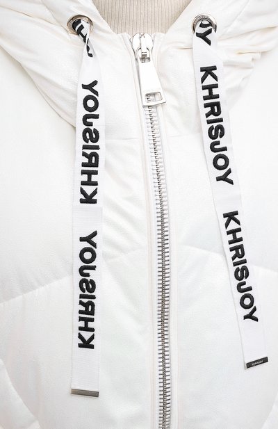 Пуховик KHRISJOY белого цвета по цене 179000 руб., арт. AFMW001/PL, фото 5 Пуховик KHRISJOY, арт. AFMW001/PL, фото 5