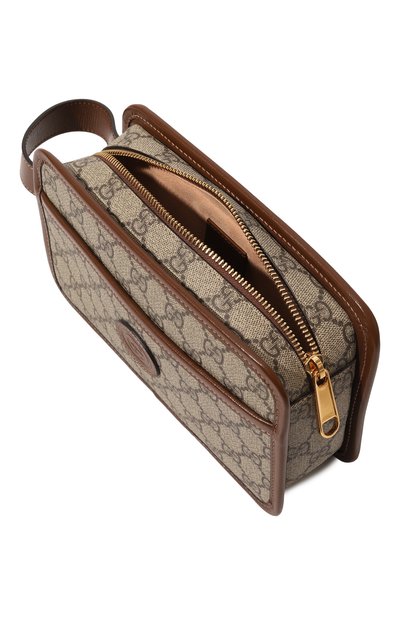 Несессер GUCCI коричневого цвета по цене 79200 руб., арт. 625764 92TCG, фото 3 Несессер GUCCI, арт. 625764 92TCG, фото 3