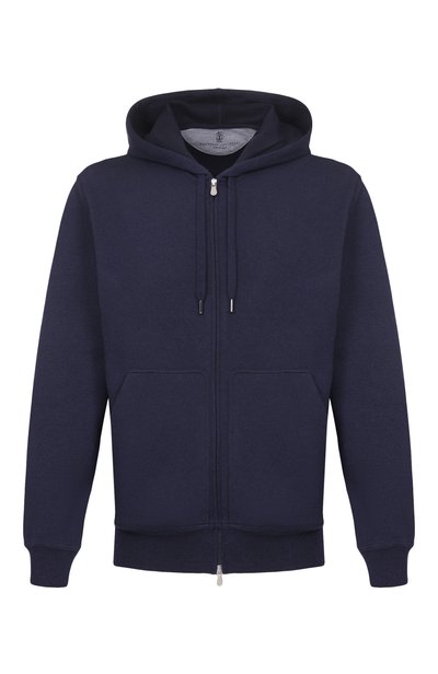 Мужской толстовка из кашемира и хлопка BRUNELLO CUCINELLI, арт. MM8329069G