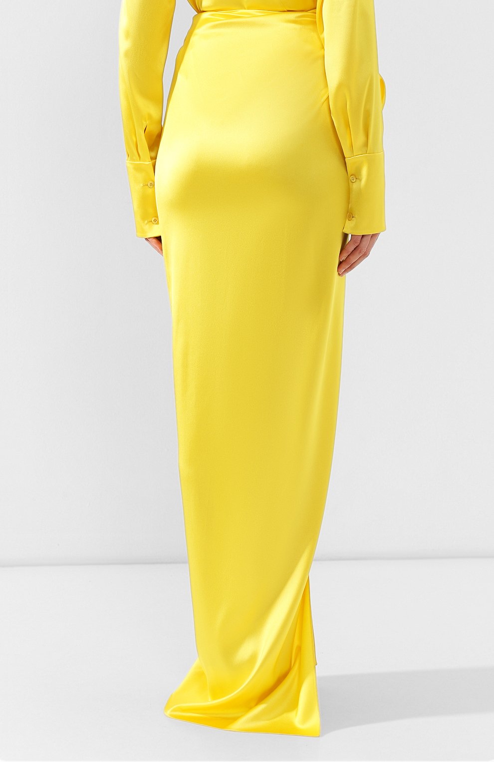 Юбка-макси BALENCIAGA желтого цвета по цене 156500 руб., арт. 571097/TA021, фото 4 Юбка-макси BALENCIAGA, арт. 571097/TA021, фото 4