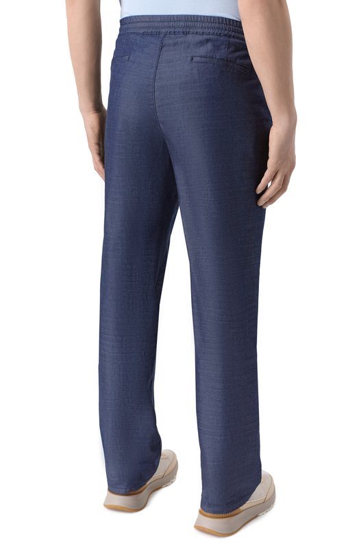 Брюки из хлопка и лиоцелла MVST M26.CSM.T406/TS0BL Синий  M26.CSM.T406/TS0BL Фото 4