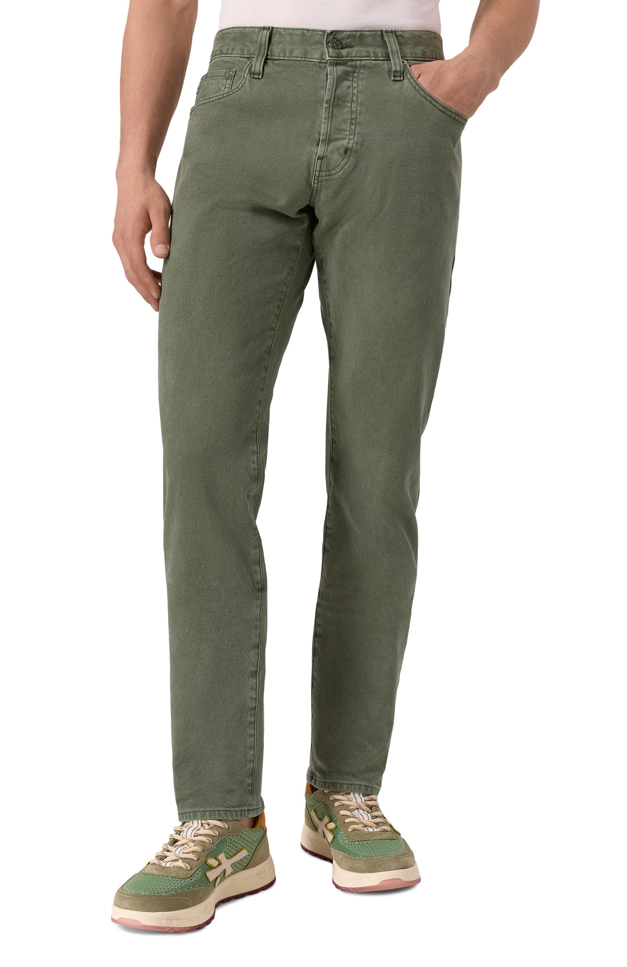 Джинсы tellis AG ADRIANO GOLDSCHMIED хаки цвета по цене 41550 руб., арт. 1783SSP, фото 3 Джинсы tellis AG ADRIANO GOLDSCHMIED, арт. 1783SSP, фото 3