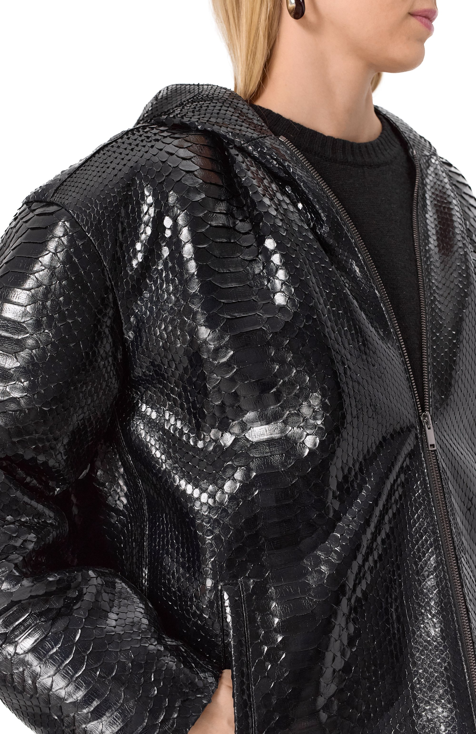 Куртка из кожи питона MVST, арт. EXBCK-Y420-1, фото 5