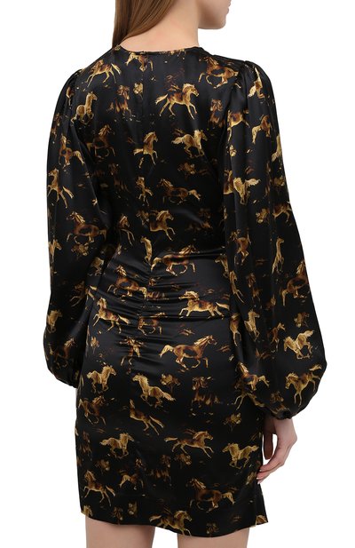 Шелковое платье GANNI, арт. F5773, фото 4