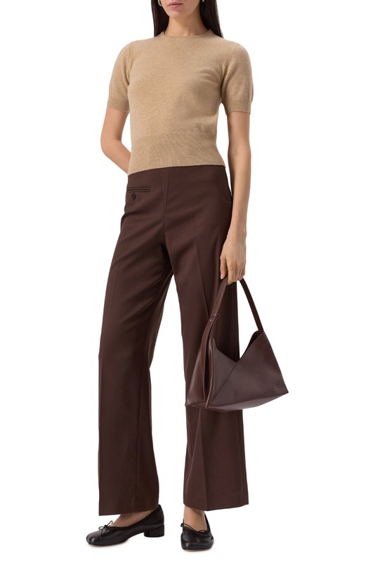 Шерстяной пуловер Maison Margiela S51HL0018/M13090 Бежевый  S51HL0018/M13090 Фото 2