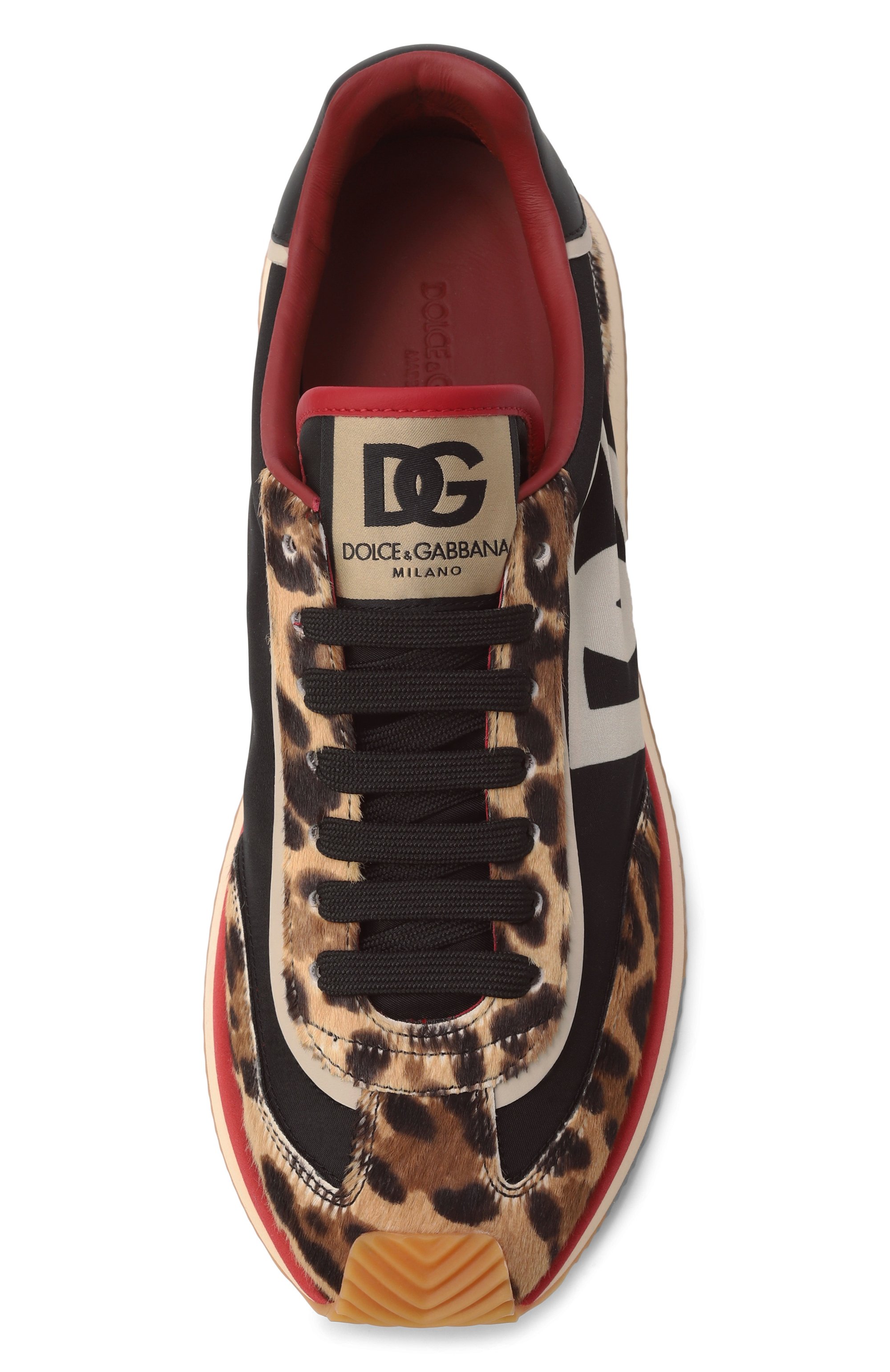 Комбинированные кроссовки dg cushion DOLCE & GABBANA, арт. CS2288/A6C75, фото 6