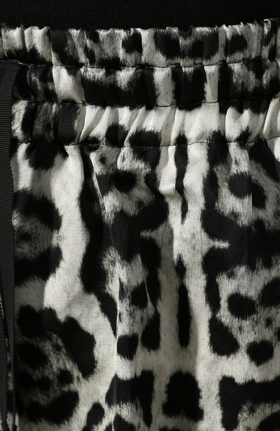 Шорты из смеси вискозы и хлопка DRIES VAN NOTEN черно-белого цвета по цене 35500 руб., арт. 201-10962-9326, фото 5 Шорты из смеси вискозы и хлопка DRIES VAN NOTEN, арт. 201-10962-9326, фото 5