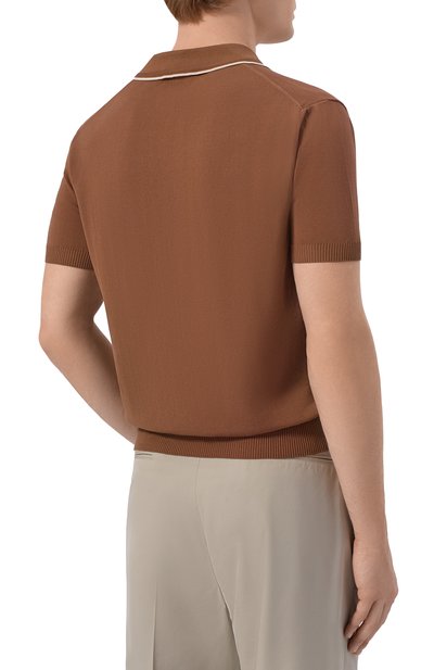 Хлопковое поло CANALI, арт. C1165/MK02460, фото 4