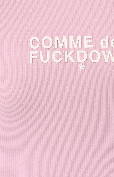 Хлопковое платье COMME DES FUCKDOWN, арт. CFABW00027, фото 5